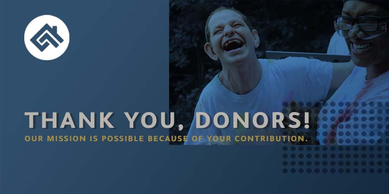 Thank you, Donors. Our mission is possible because of you!