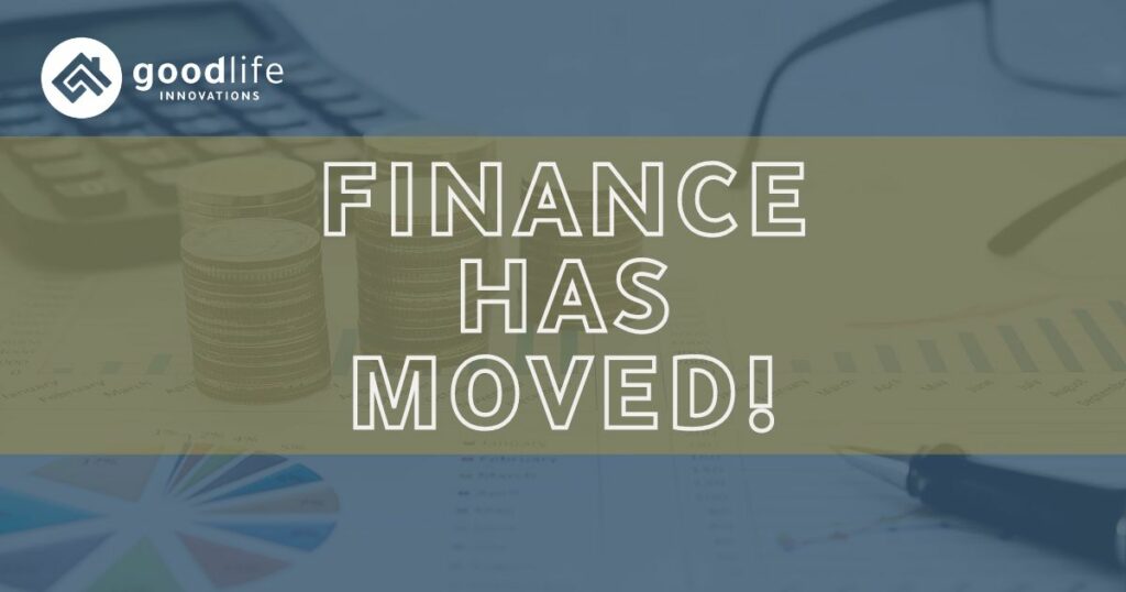 The Finance Department has Moved!