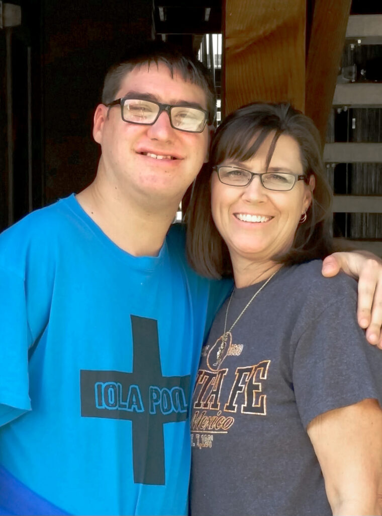 Austin and his mother, Amy